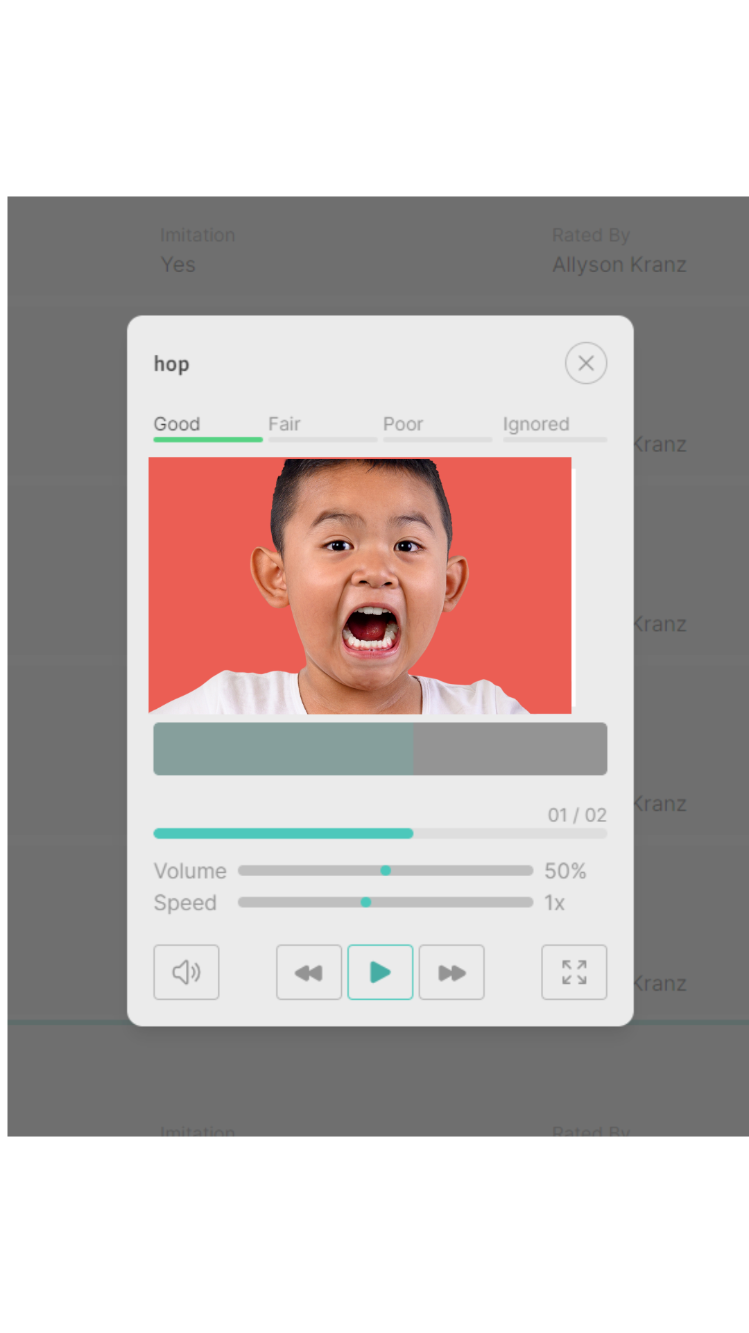 Child Recording on Speaksuite